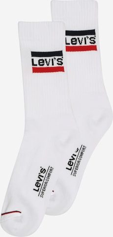 Chaussettes LEVI'S ® en blanc : devant