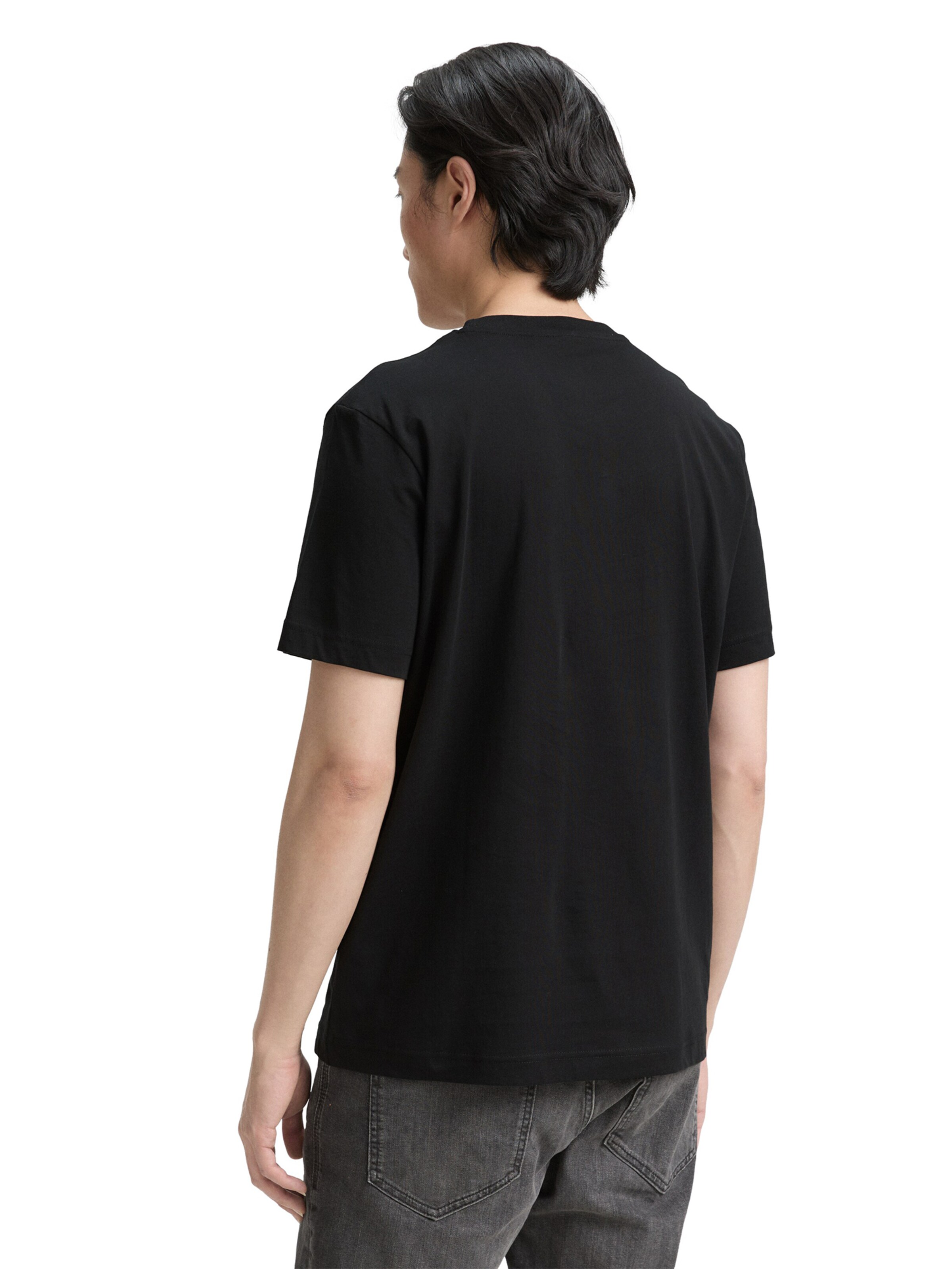 TOM TAILOR T-Shirt in Schwarz