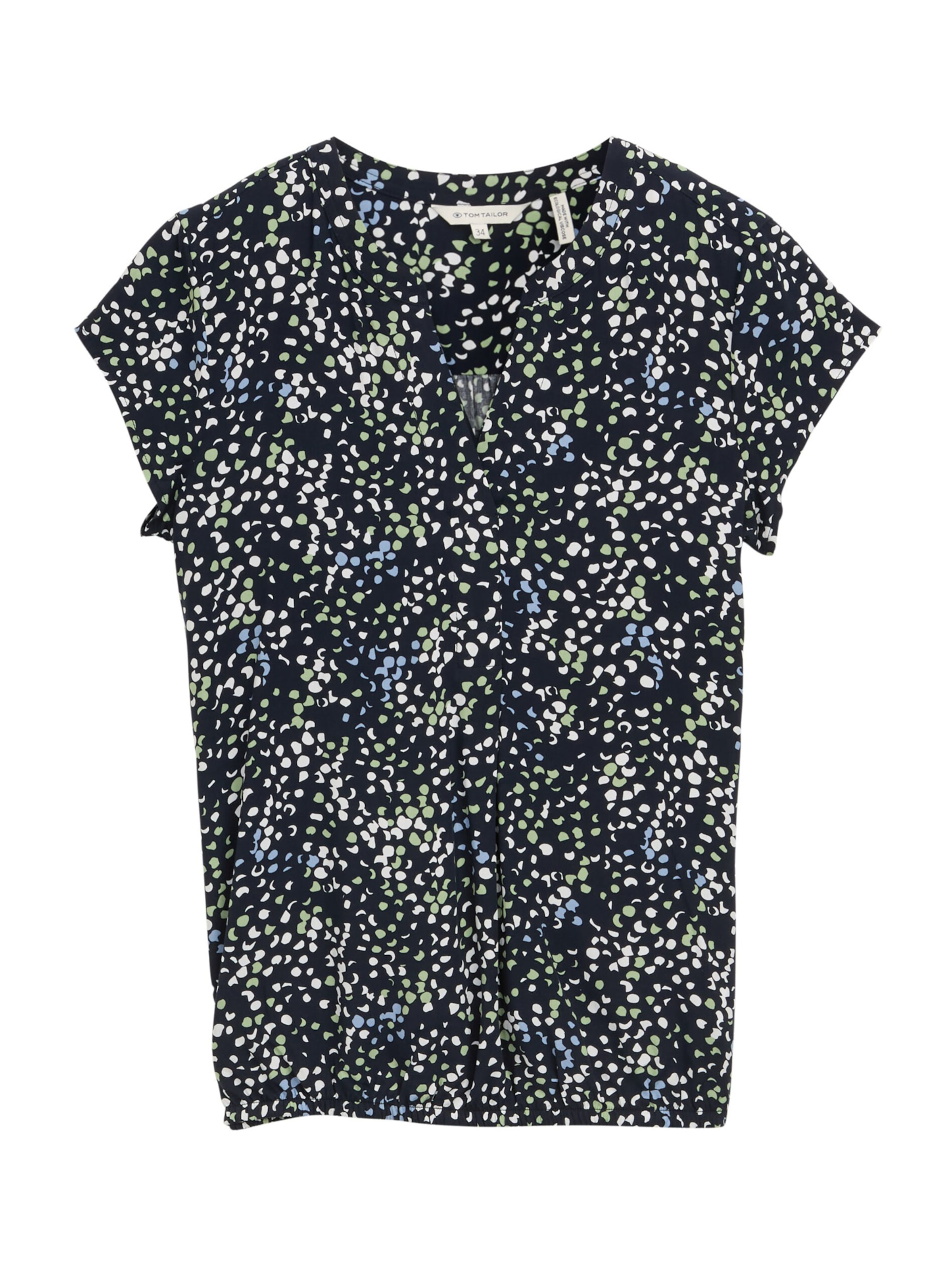 TOM TAILOR - Blusa en azul: frente