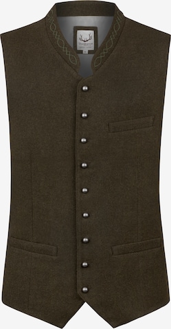 STOCKERPOINT Traditional vest in Green: front
