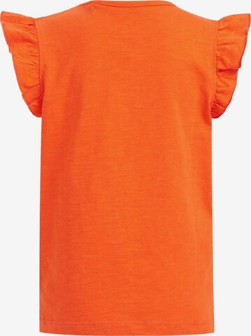 T-Shirt WE Fashion en orange