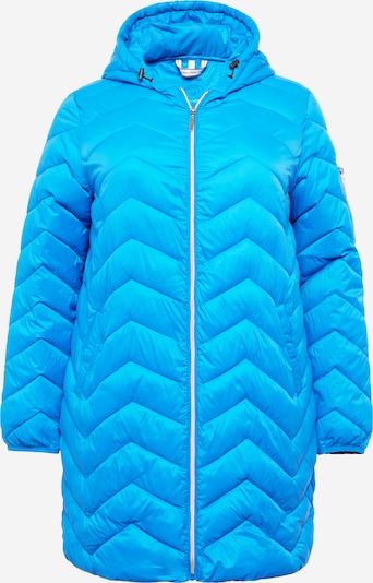 Cappotto invernale Fransa Curve di colore blu, Visualizzazione prodotti
