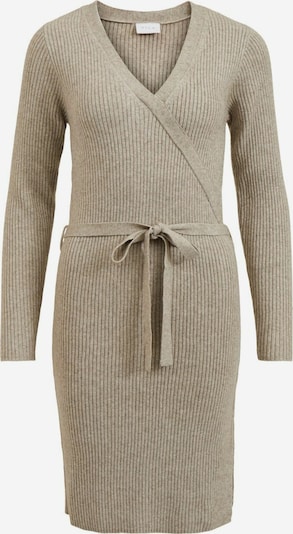 VILA Robes en maille 'RIL' en beige chiné, Vue avec produit