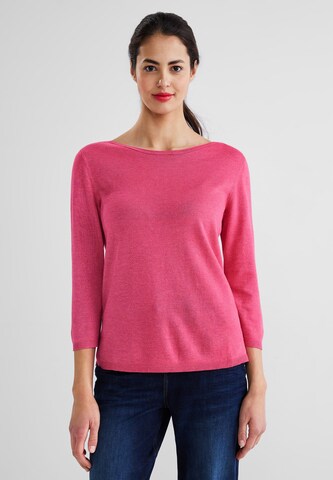 Pullover di STREET ONE in rosa: frontale