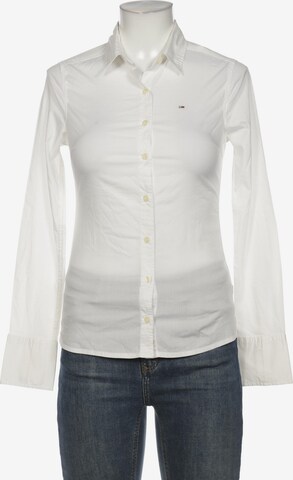 Tommy Jeans Bluse S in Weiß: predná strana