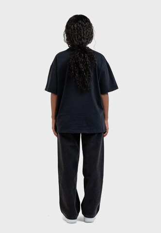 Oldskull Shirt 'Peach Dyed Basic Oldskull' in Black