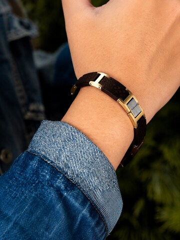 Holzwerk - Pulsera 'EIBSEE' en marrón: frente