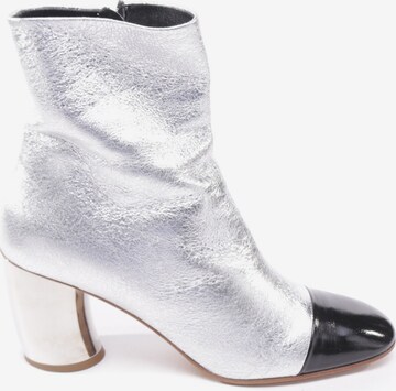 Proenza Schouler Dress Boots in 41 in Silver: front