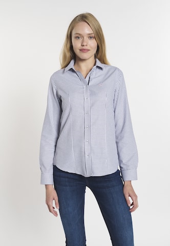 DENIM CULTURE Blouse 'IRMA' in Blauw: voorkant