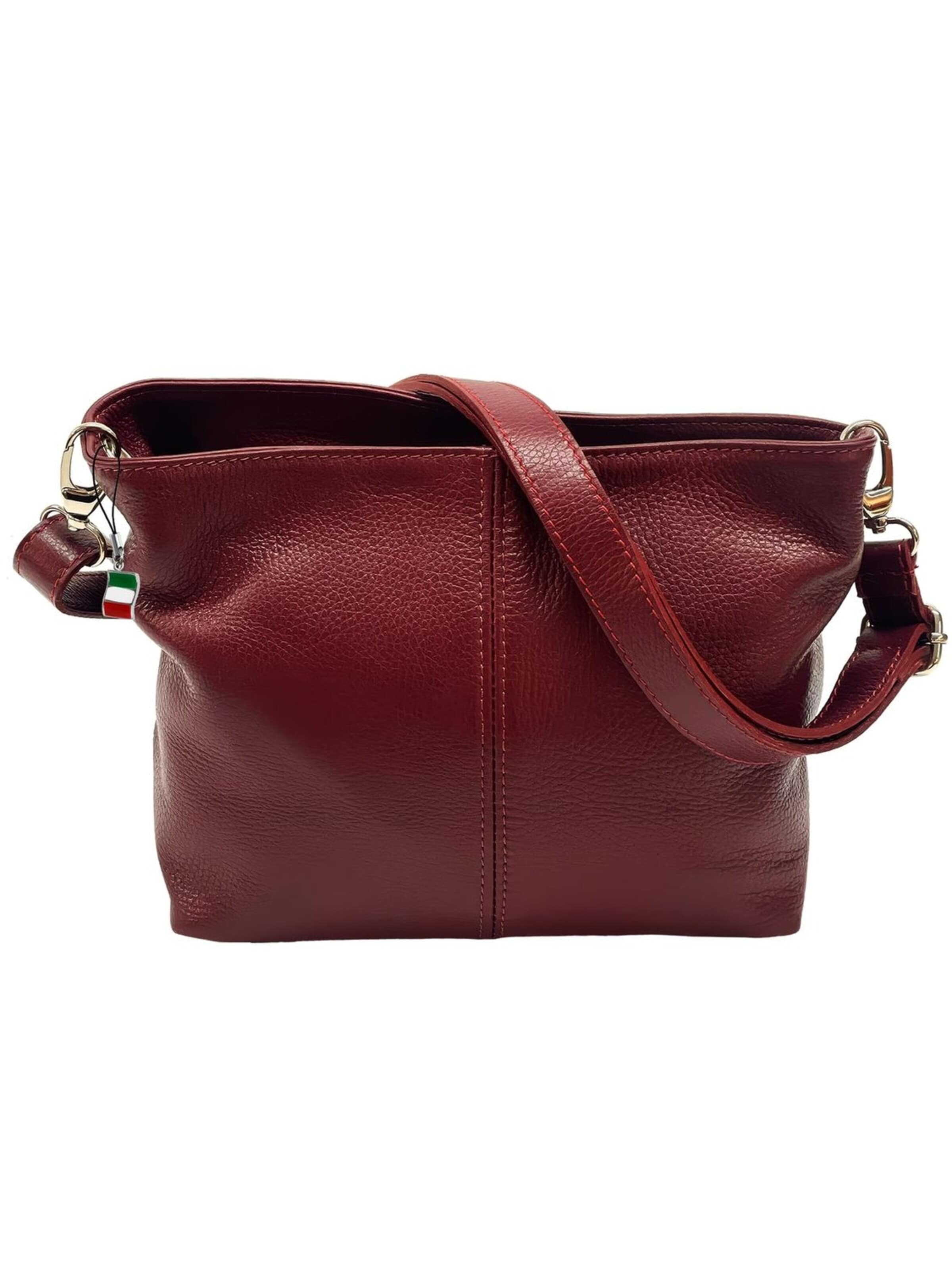 Sac bandoulière Florence en rouge : devant
