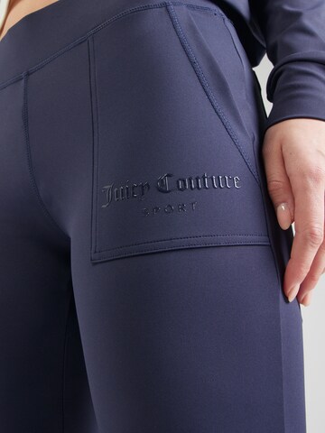 Juicy Couture Sport - Acampanado Pantalón deportivo 'FARAH' en azul