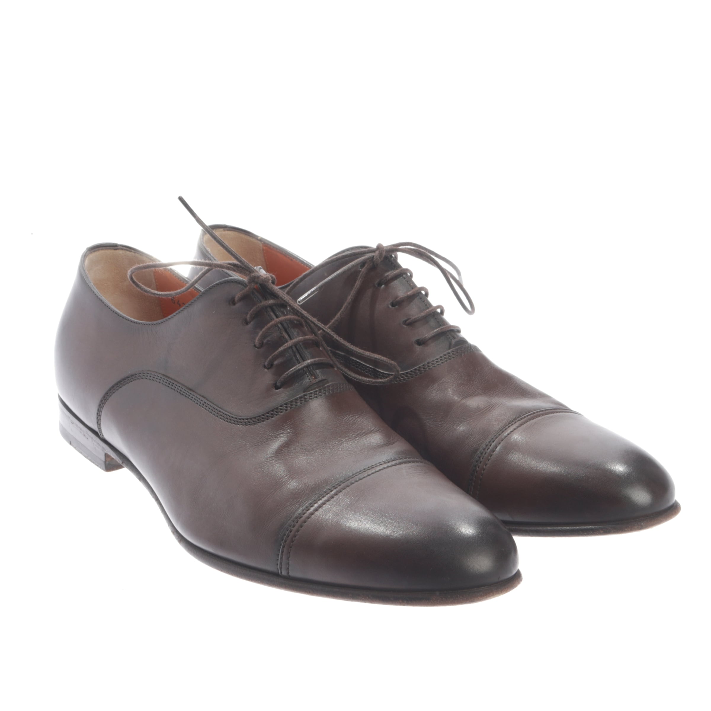 Santoni Halbschuhe 41,5 in Braun: Vorderseite