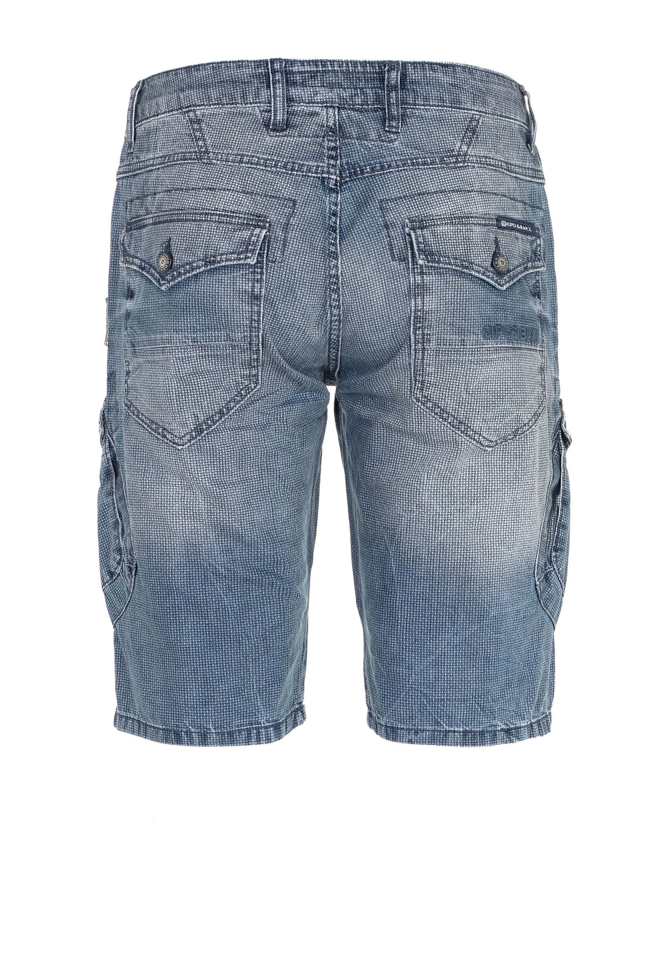 CIPO & BAXX Regular Cargojeans in Blauw