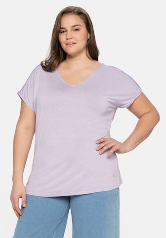 SHEEGO Shirt in Lila: voorkant