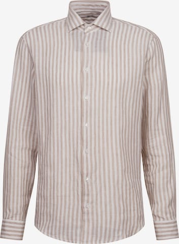 SEIDENSTICKER Zakelijk overhemd in Beige: voorkant