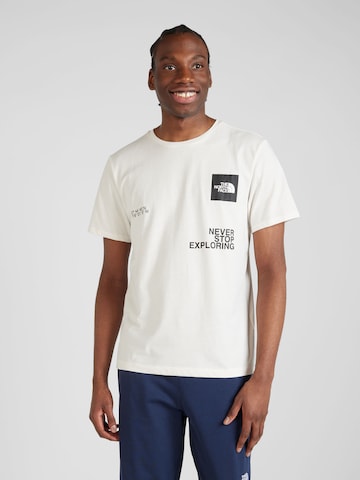 Tricou funcțional de la THE NORTH FACE pe alb: față