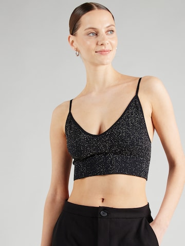 ONLY Top 'ONLVICKY' in Schwarz: Vorderseite