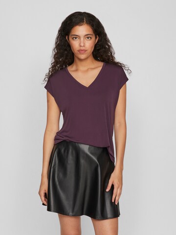 T-shirt VILA en violet : devant