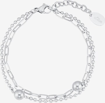 s.Oliver Bracelet 'Kugel' in Silver: front