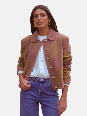 love & roses Демисезонная куртка в Ярко-розовый: спереди