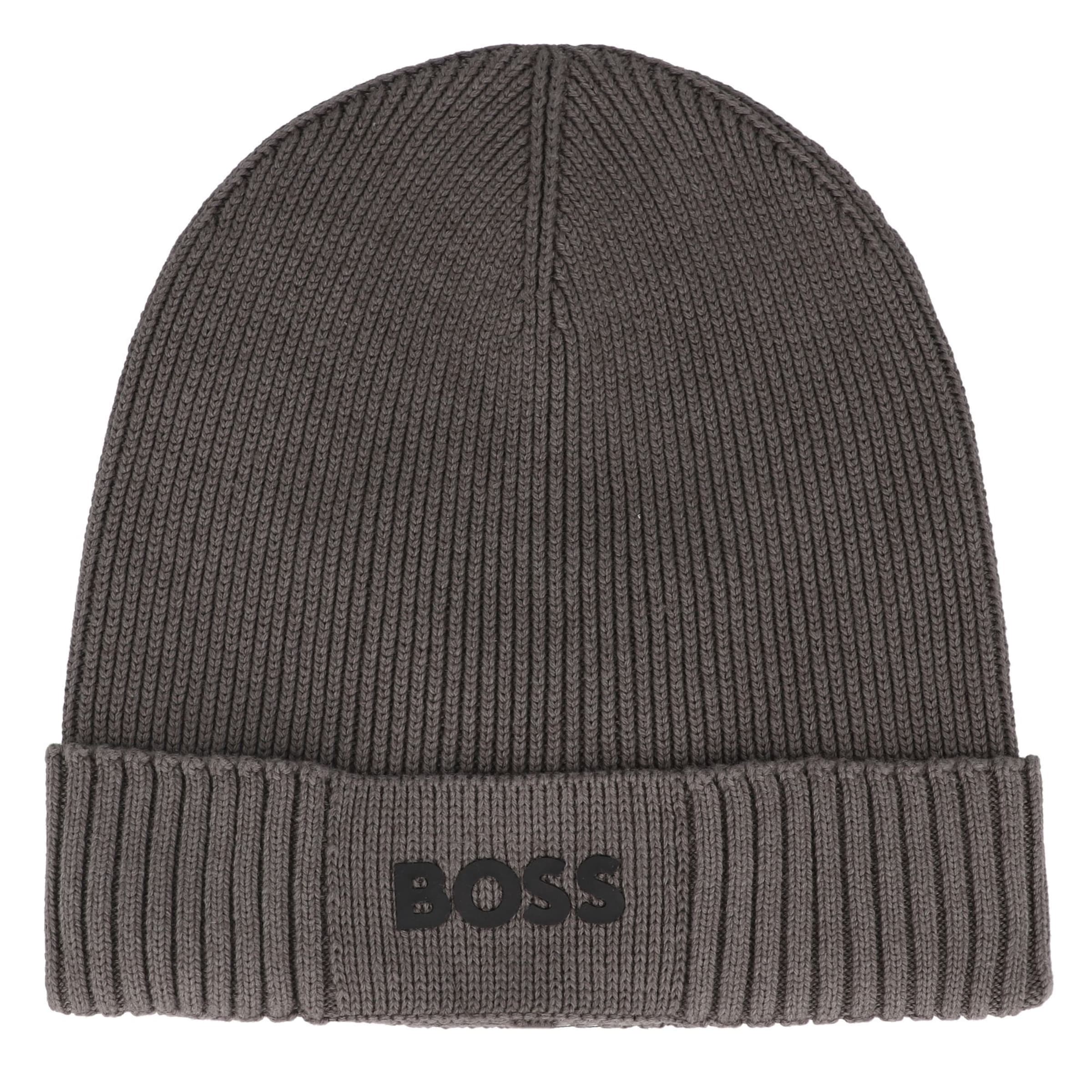 BOSS Beanie 'Asic' in Grey: front