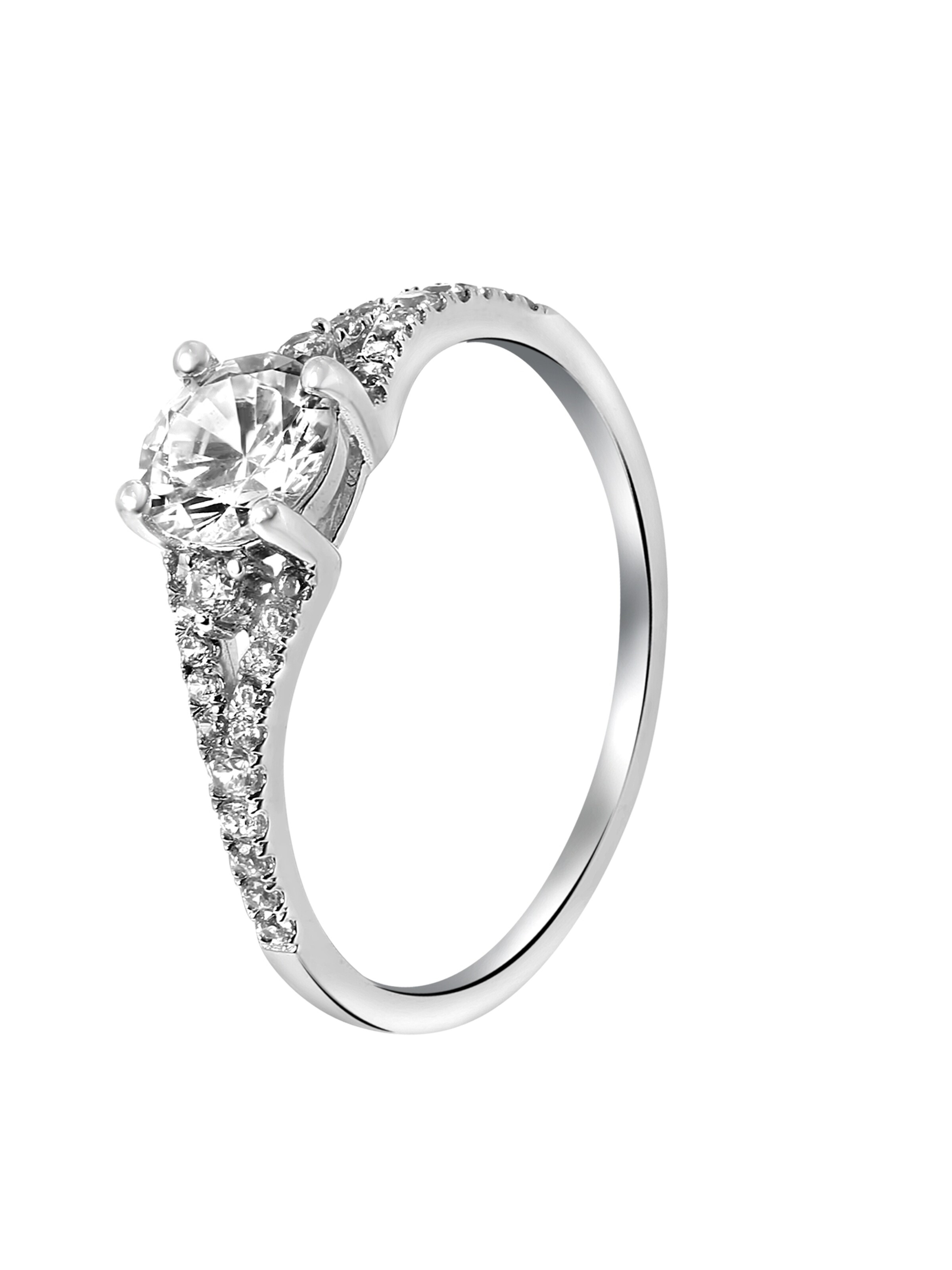 Lucardi Ring in Silver: front