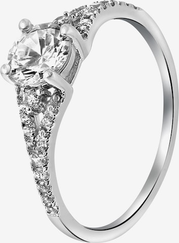 Bague Lucardi en argent : devant