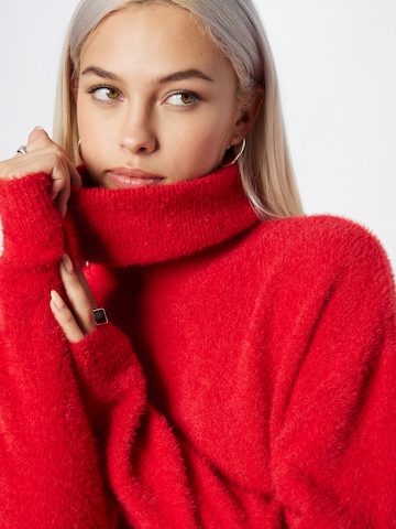 VILA Sweter 'LAJULI' w kolorze czerwony