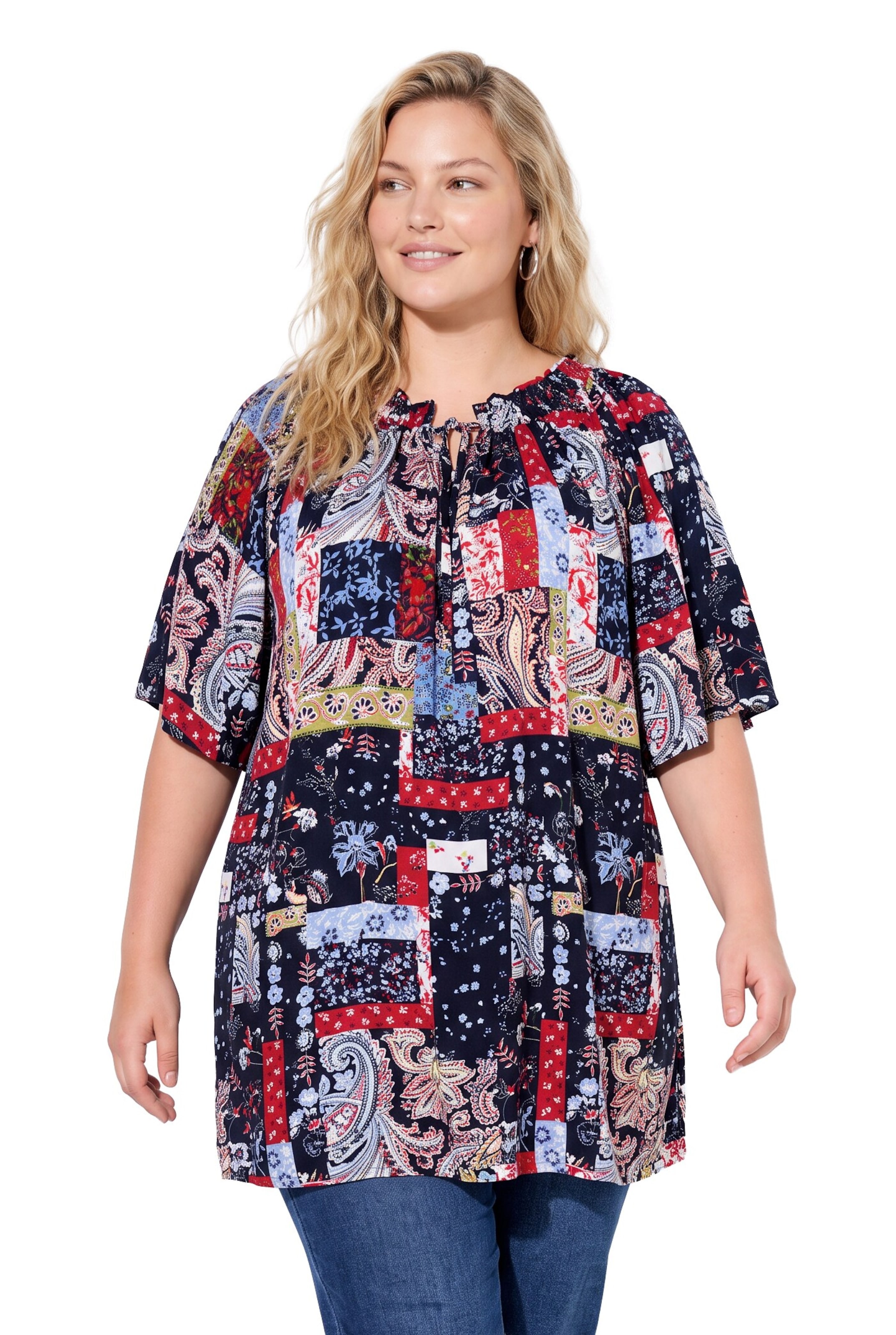 Ulla Popken Tunic in Blue: front