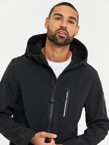 Threadbare Übergangsjacke 'Ingram' in Schwarz