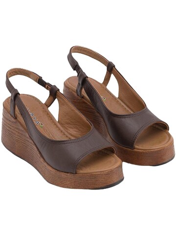 Limoya Slingback Pumps 'Heiraten' in Brown