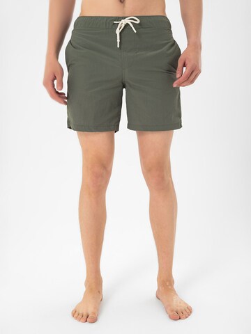 Pantaloncini da bagno di Daniel Hills in verde: frontale