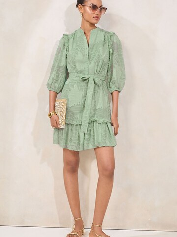 Lipsy Shirt Dress in Green