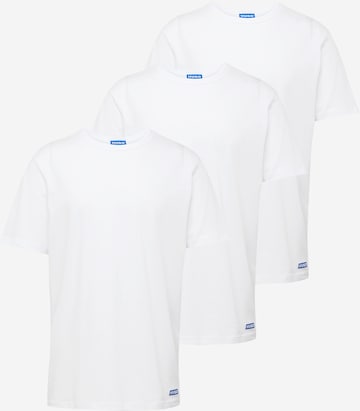 T-Shirt 'Naolo' HUGO Blue en blanc : devant