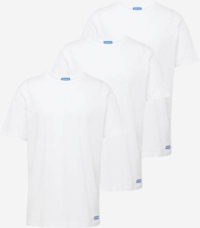 Marškinėliai 'Naolo' iš HUGO, spalva – mėlyna / balta, Prekių apžvalga