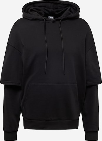 Urban Classics Sweatshirt in Black: front