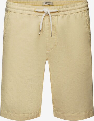 ESPRIT Pants in Yellow: front