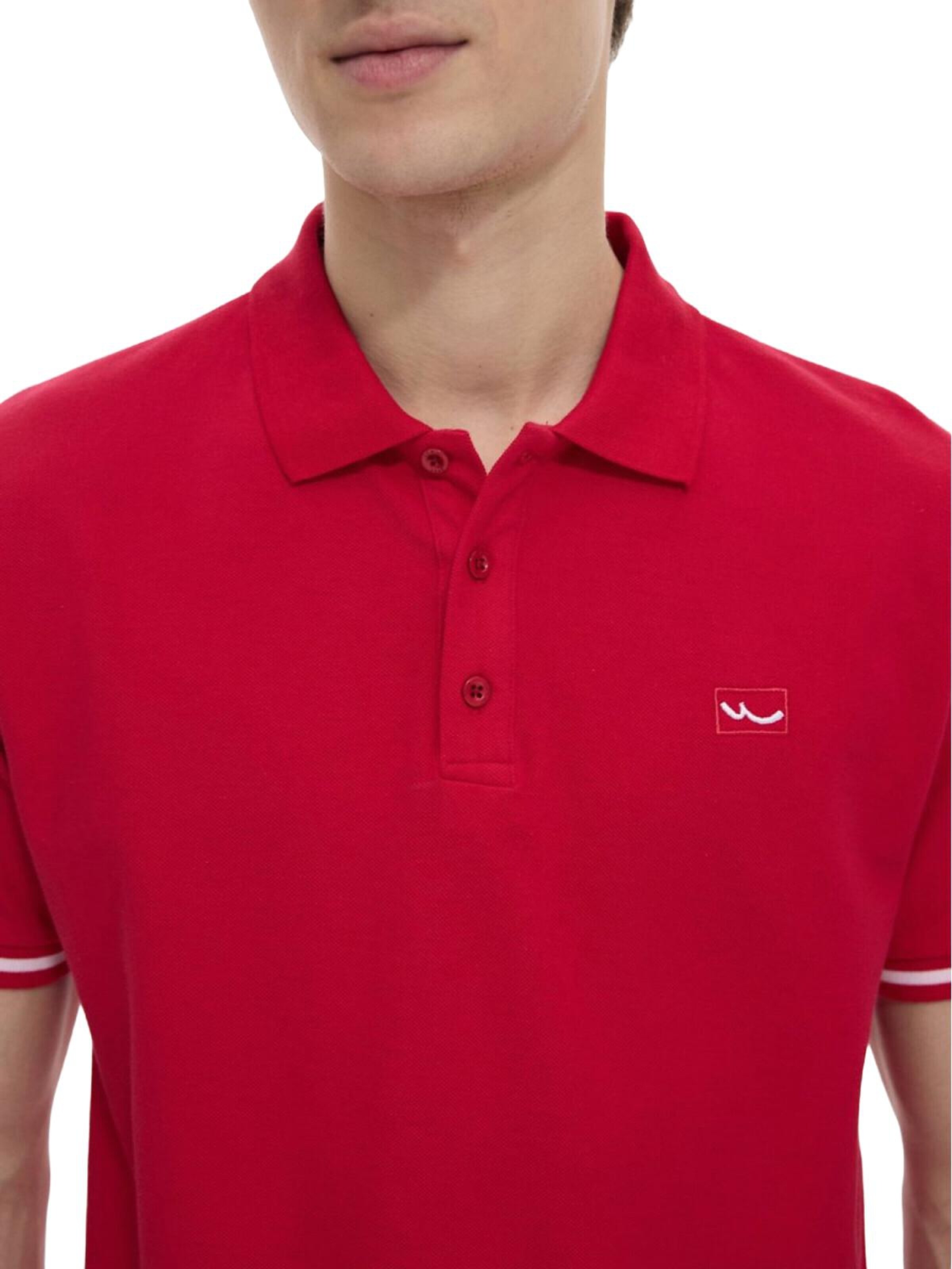 Maglietta 'LTB Jeans Herren-Polohemd mit Knöpfen' di LTB Jeans in rosso