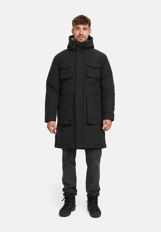 INDICODE JEANS Winter parka 'INKristof' in Black