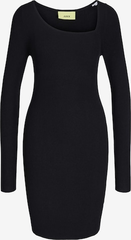 JJXX Knitted dress 'Jupiner' in Black: front