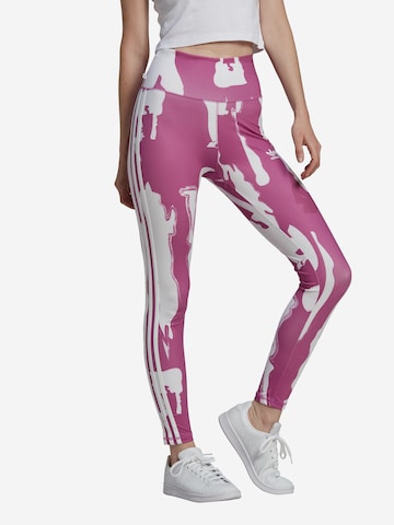 ADIDAS ORIGINALS Skinny Leggings in Purple: front