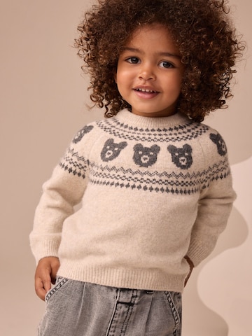Next Sweater 'Fairisle' in Beige: front