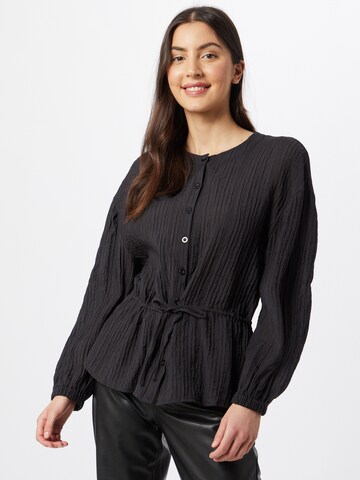 Soft Rebels Blus 'Polly' i svart: framsida