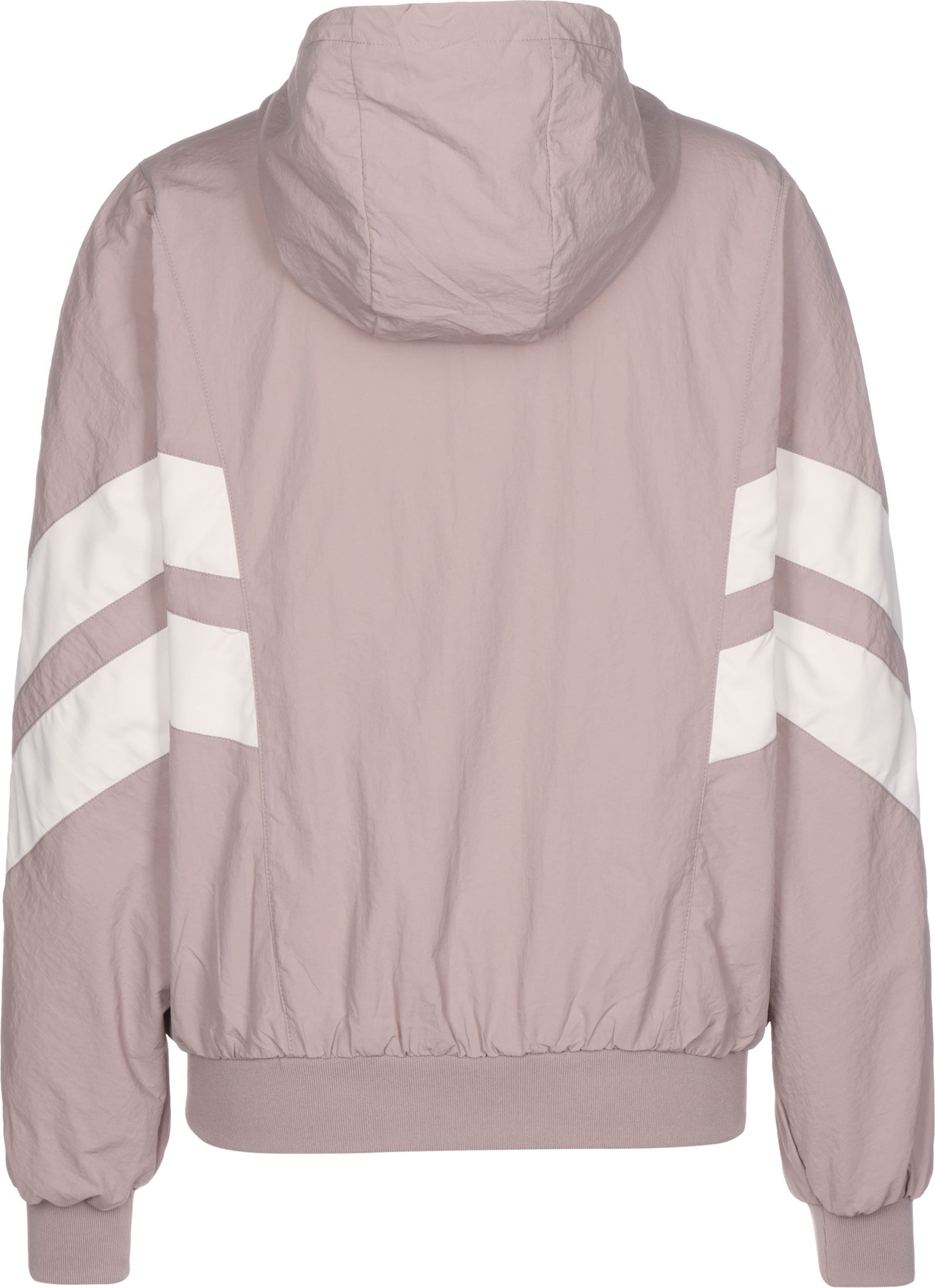 rožinė Urban Classics Demisezoninė striukė 'Crinkle Batwing'