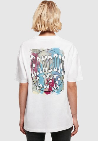 Merchcode Shirt 'Random Life' in Weiß