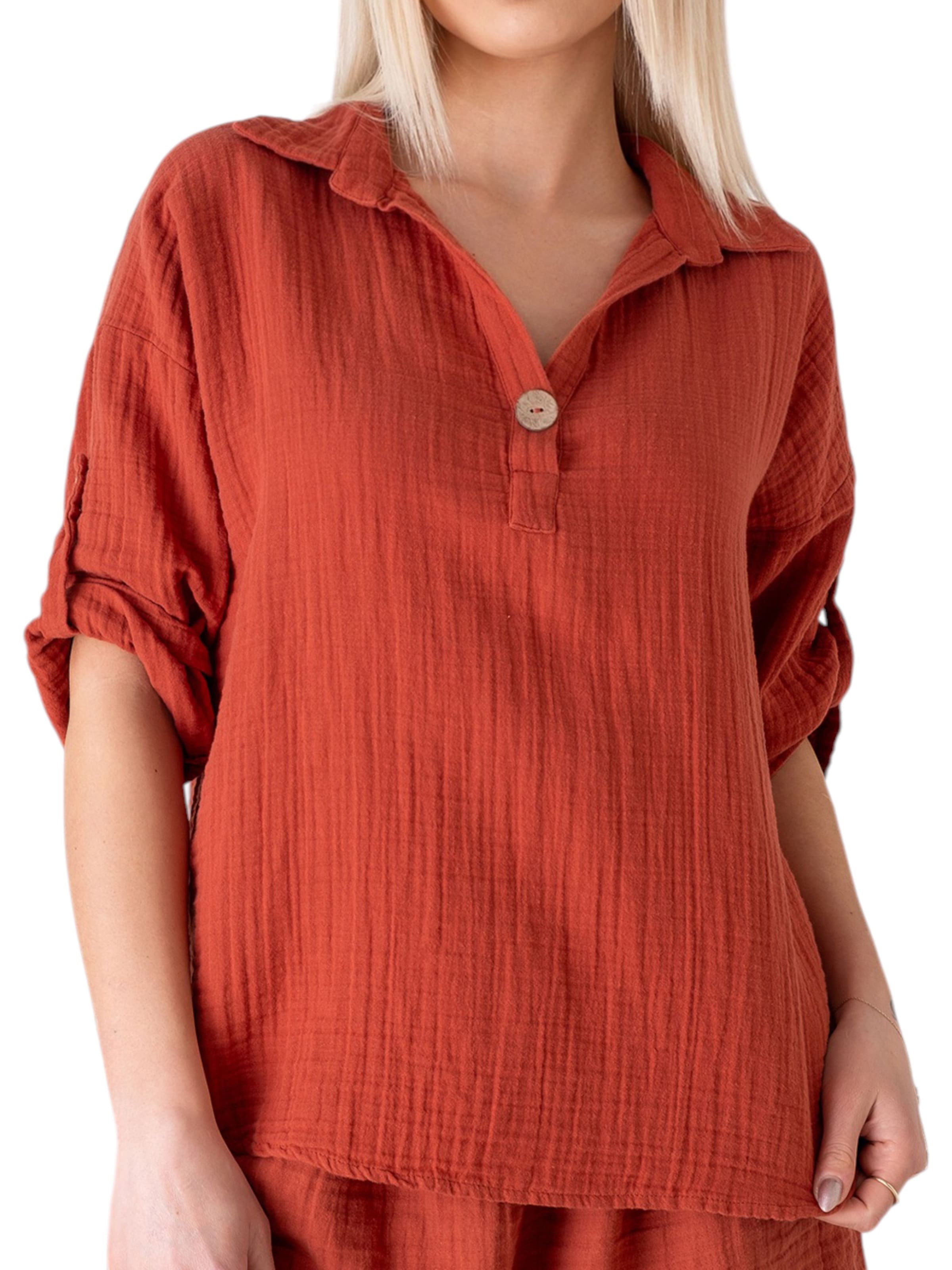WENOR Blouse 'LINARA' in Rood