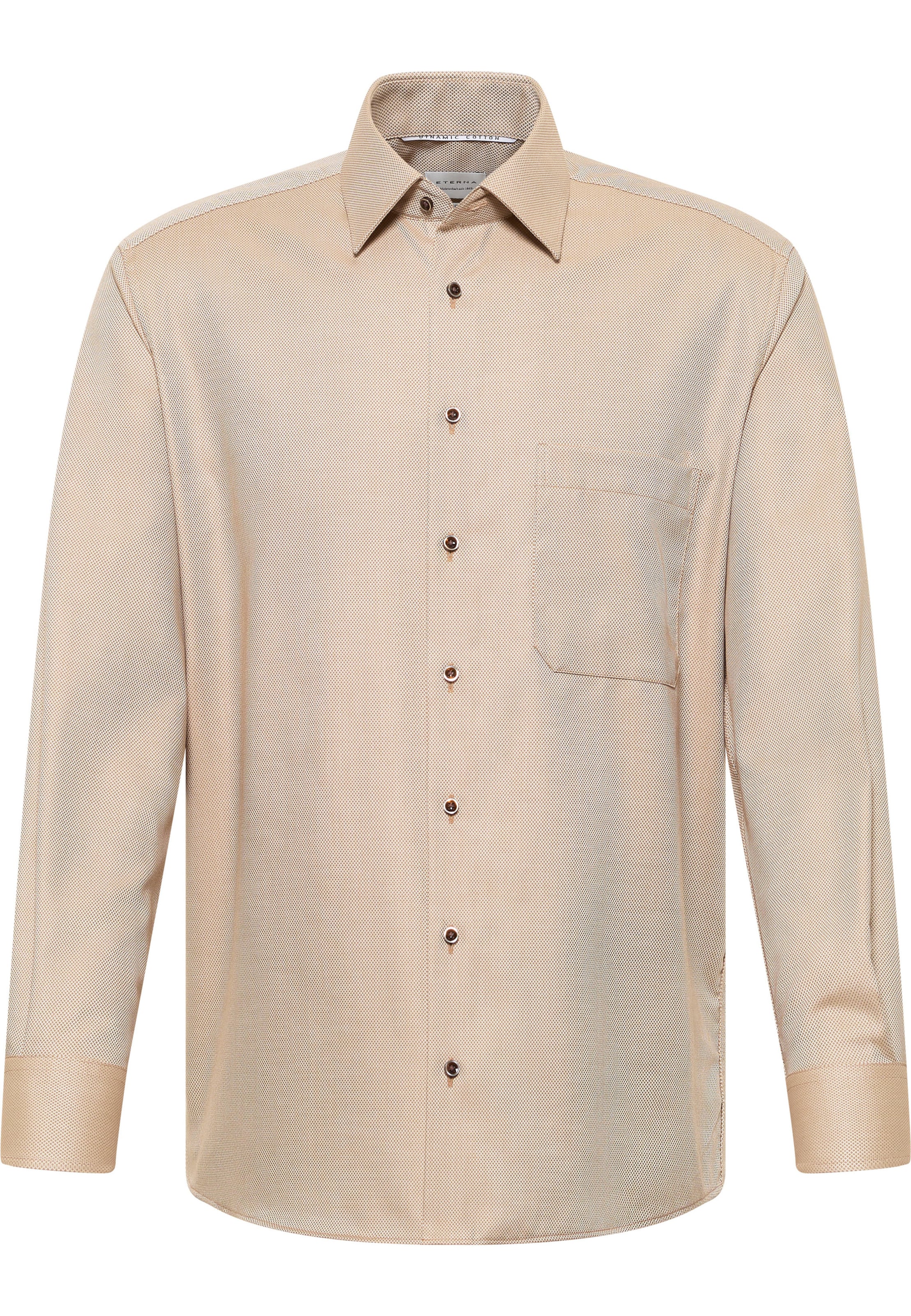 ETERNA Zakelijk overhemd in de kleur Bruin, Productweergave