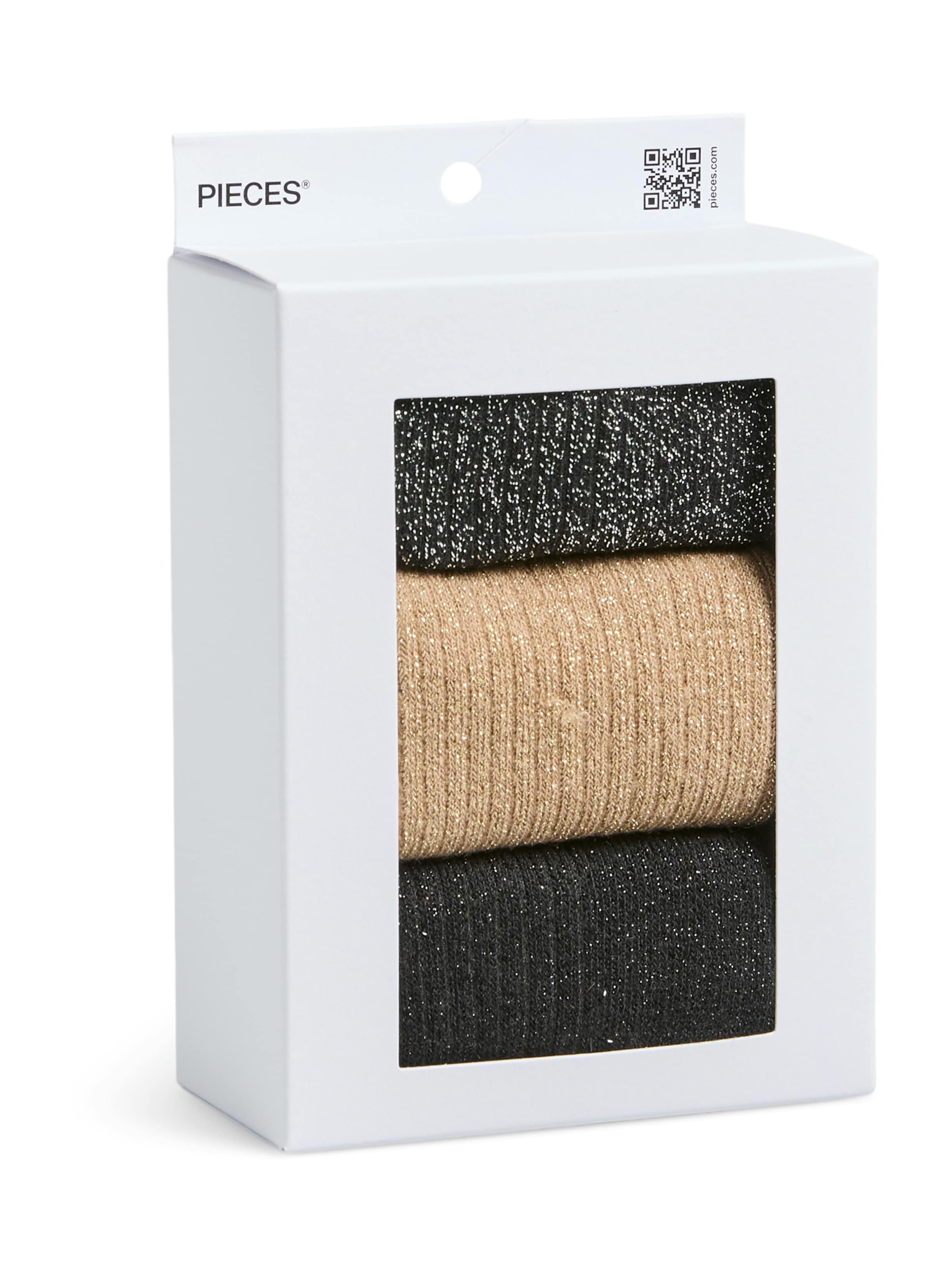 PIECES Sokker 'PCSEBBY' i brun