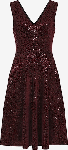 HotSquash Suknia wieczorowa w kolorze czerwony: przód