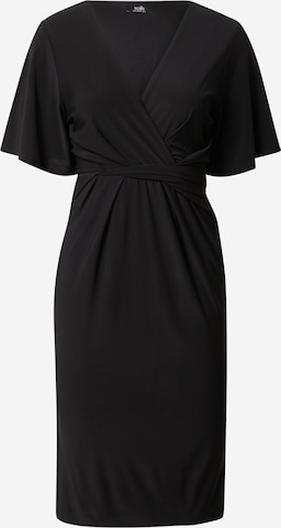 Robe Wallis en noir : devant